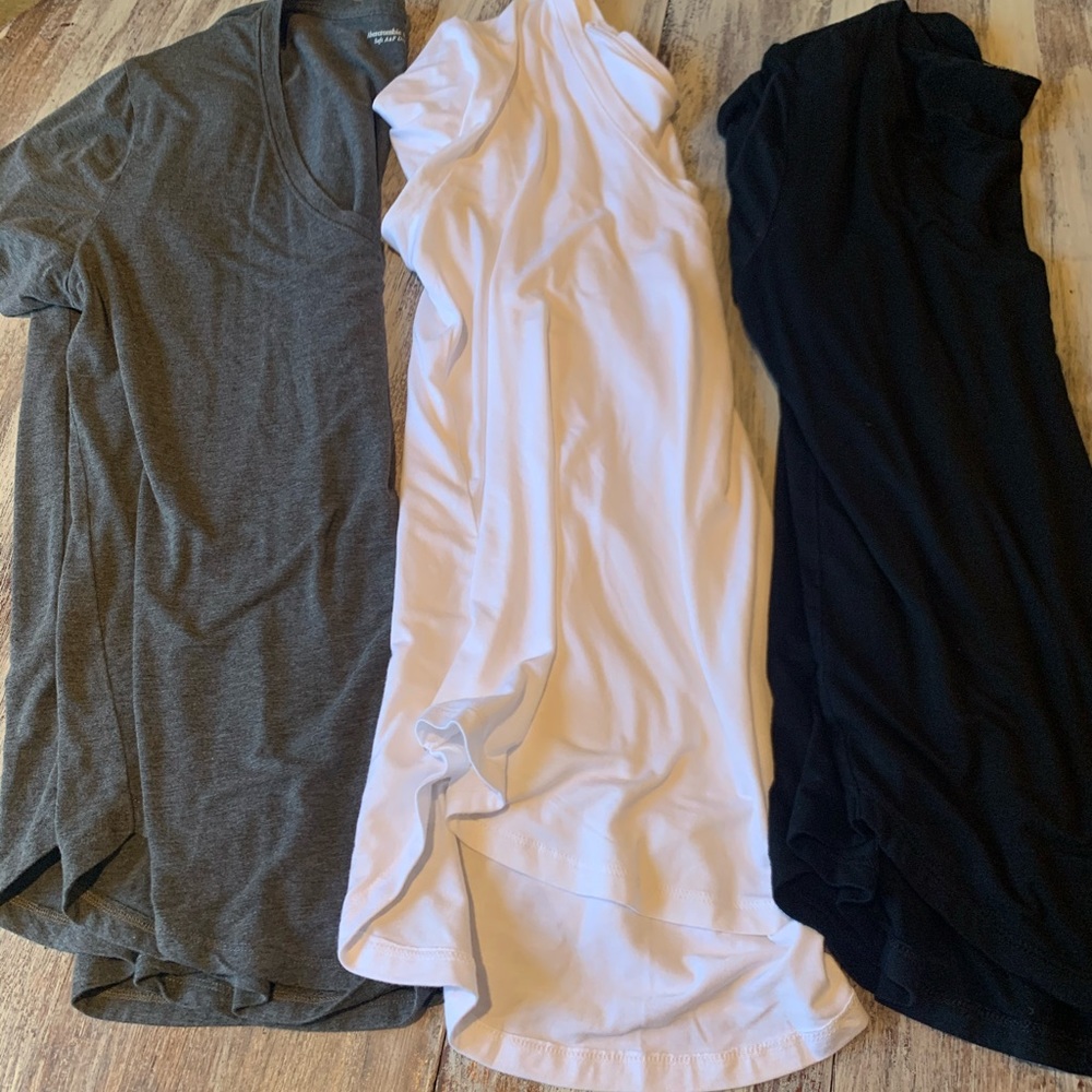 NWOT Abercrombie & Fit Soft & Drapey Tee Bundle